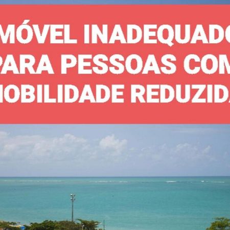 Na Beira Mar Pajuçara: Beachfront Apartment with Lateral Sea View Maceio  Exterior photo